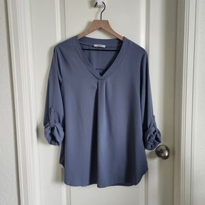 Chiffon V-Neck Blouse